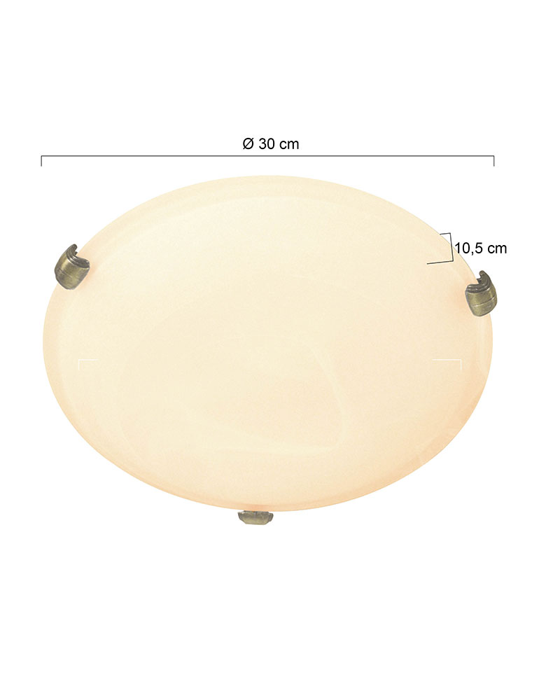 Klassische runde Deckenleuchte Steinhauer Ceiling and wall – Bild 6