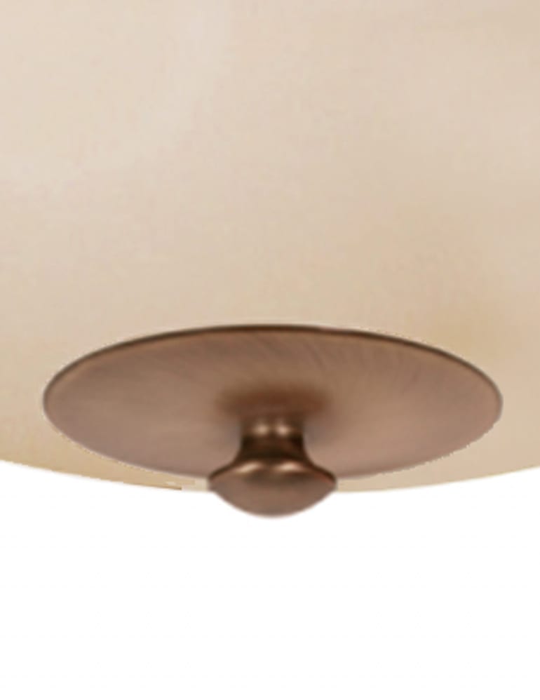 Klassische Deckenleuchte Steinhauer Burgundy Bronze ∅40cm – Bild 3