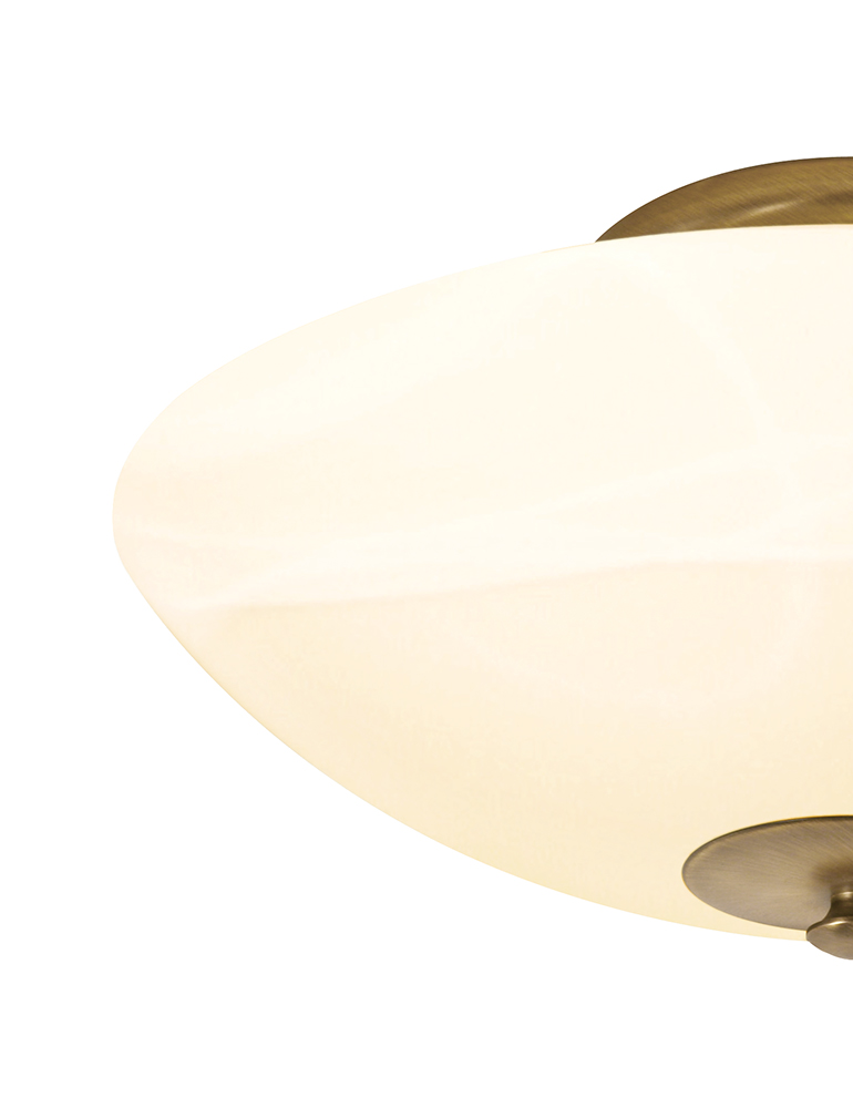 Klassische Deckenleuchte Steinhauer Burgundy Bronze ∅40cm – Bild 4