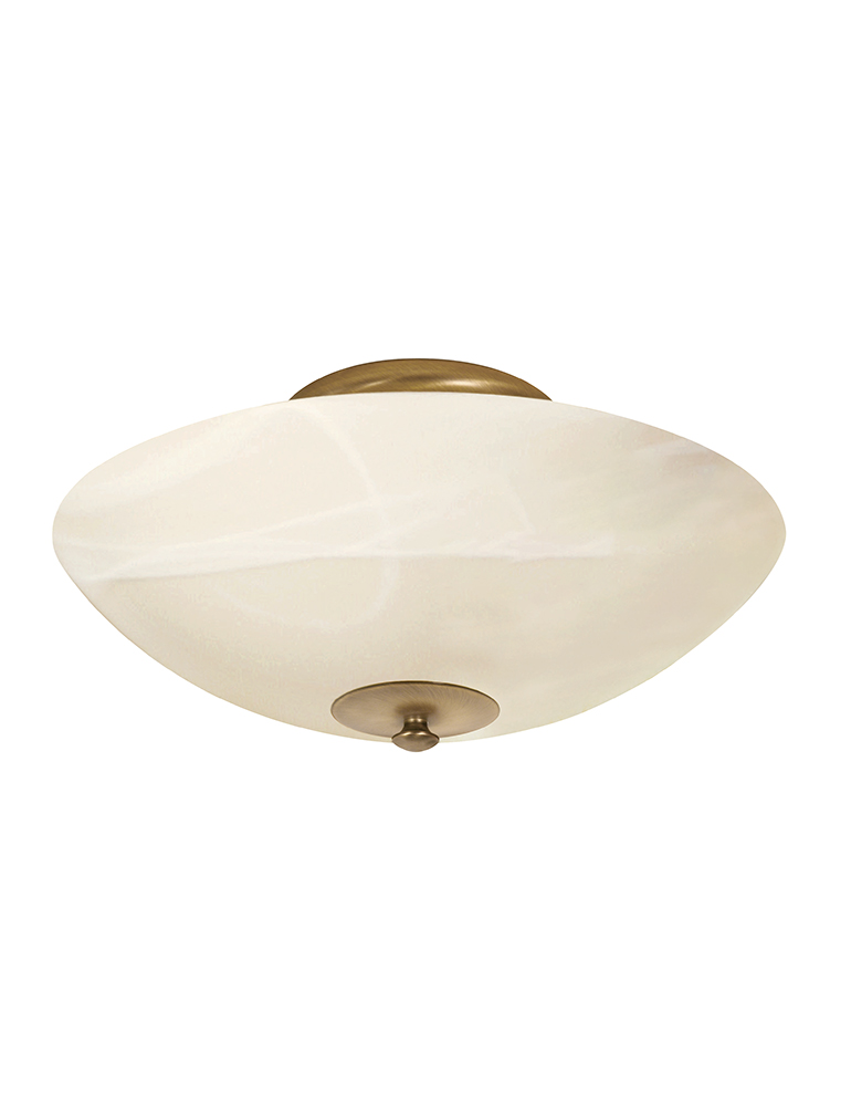 Klassische Deckenleuchte Steinhauer Burgundy Bronze ∅40cm – Bild 6