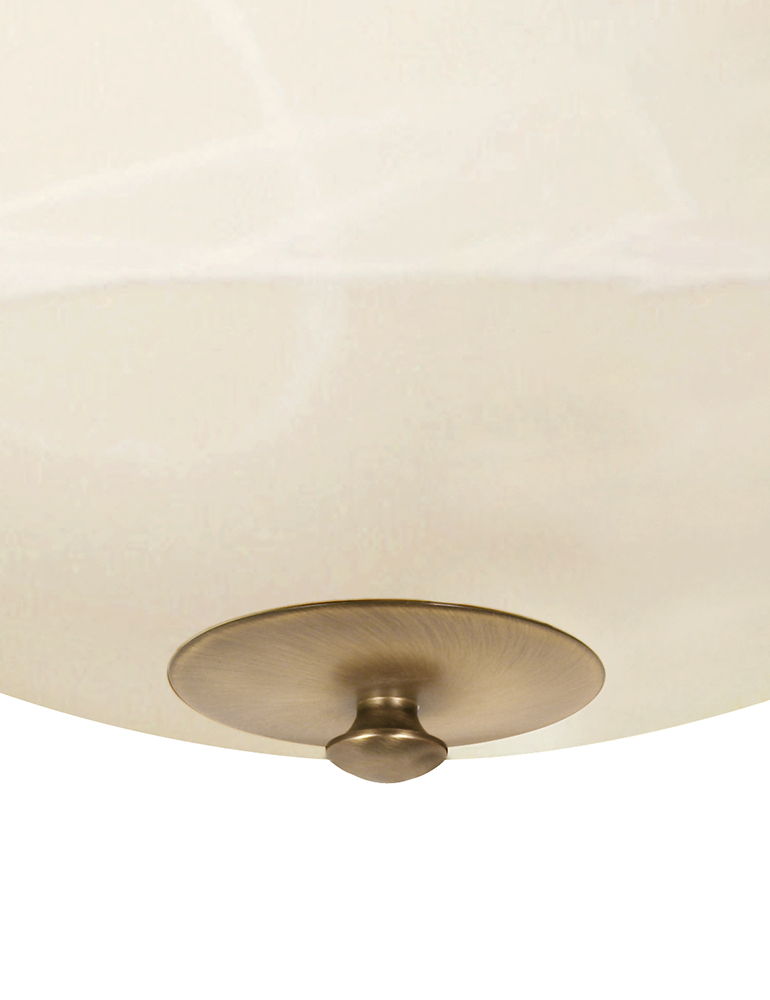 Klassische Deckenleuchte Steinhauer Burgundy Bronze ∅40cm – Bild 8