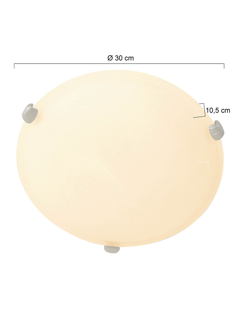 Runde Deckenleuchte mit Klemmen Steinhauer Ceiling and wall – Bild 6