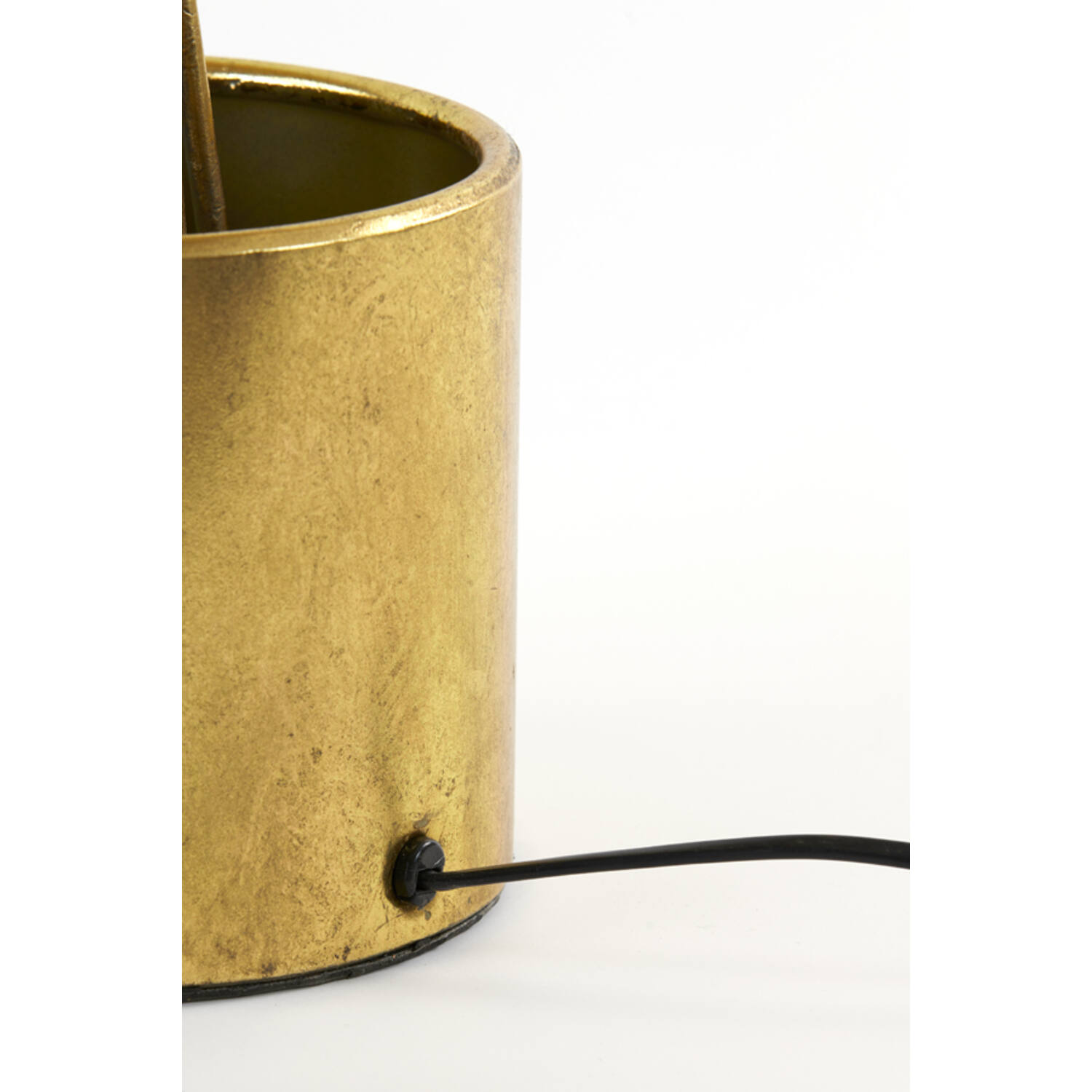 Klassische goldene Pflanzen-Tischlampe Light & Living Cambria – Bild 5