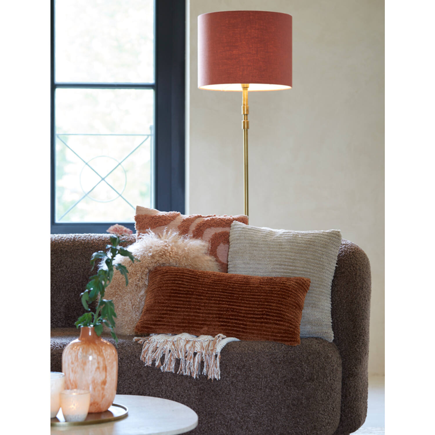 Klassische goldene quadratische Stehlampe Light & Living Donah – Bild 3