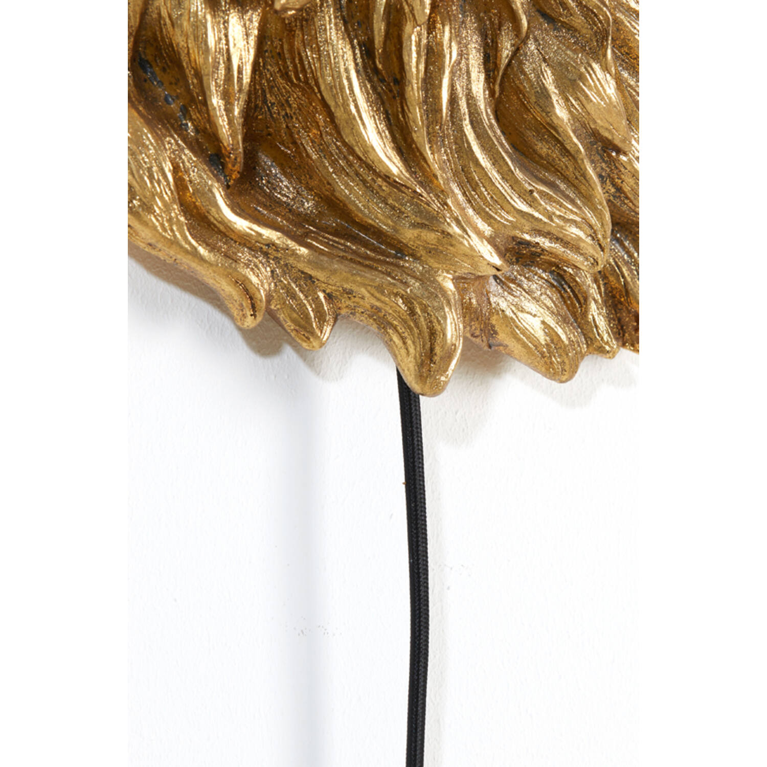Klassische goldene Wandlampe mit Löwenkopf Light & Living Lion – Bild 4