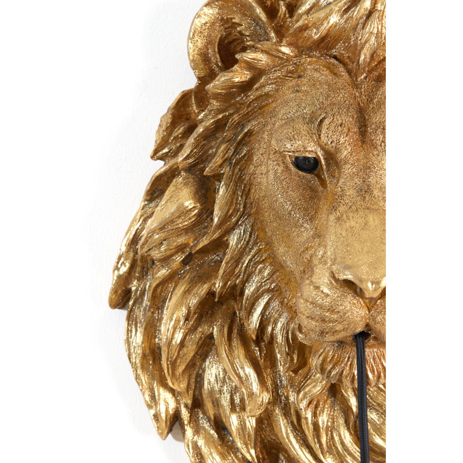 Klassische goldene Wandlampe mit Löwenkopf Light & Living Lion – Bild 5