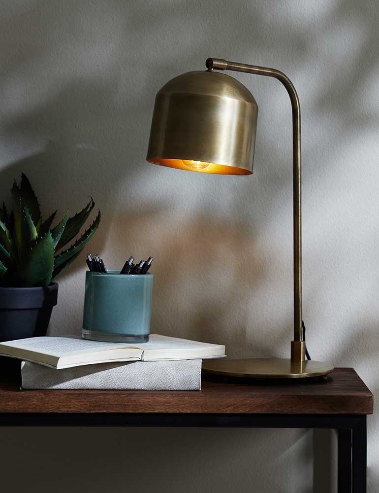 Klassische Tischlampe Light & Living Aleso bronze – Bild 3