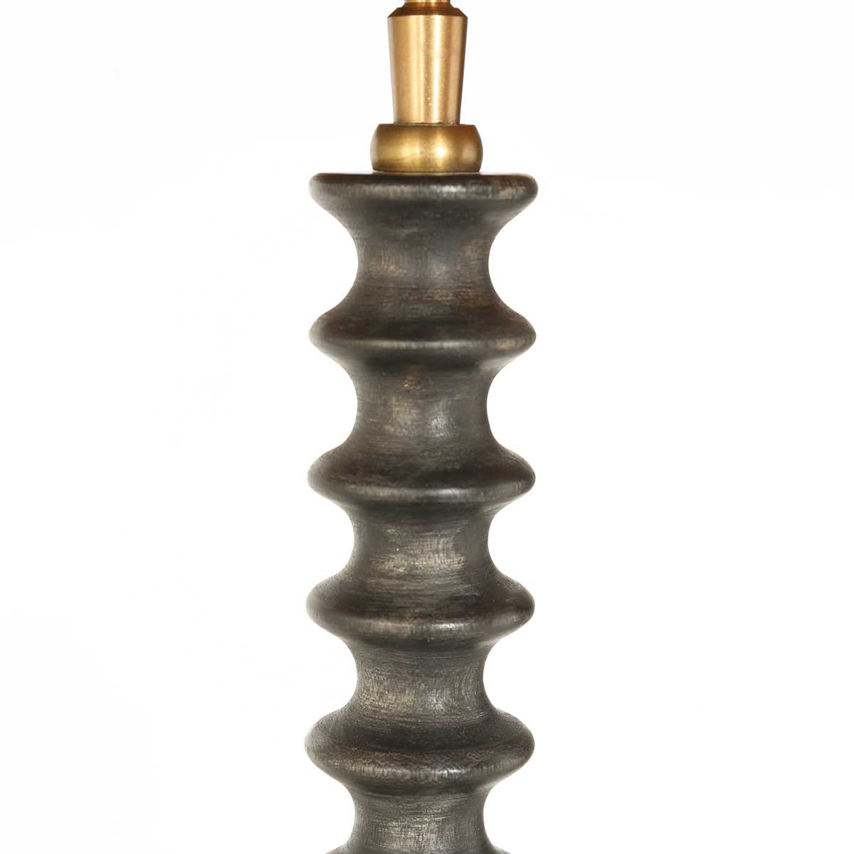 Klassische Tischlampe mit braun-goldenem Fuß Steinhauer Bois – Bild 4