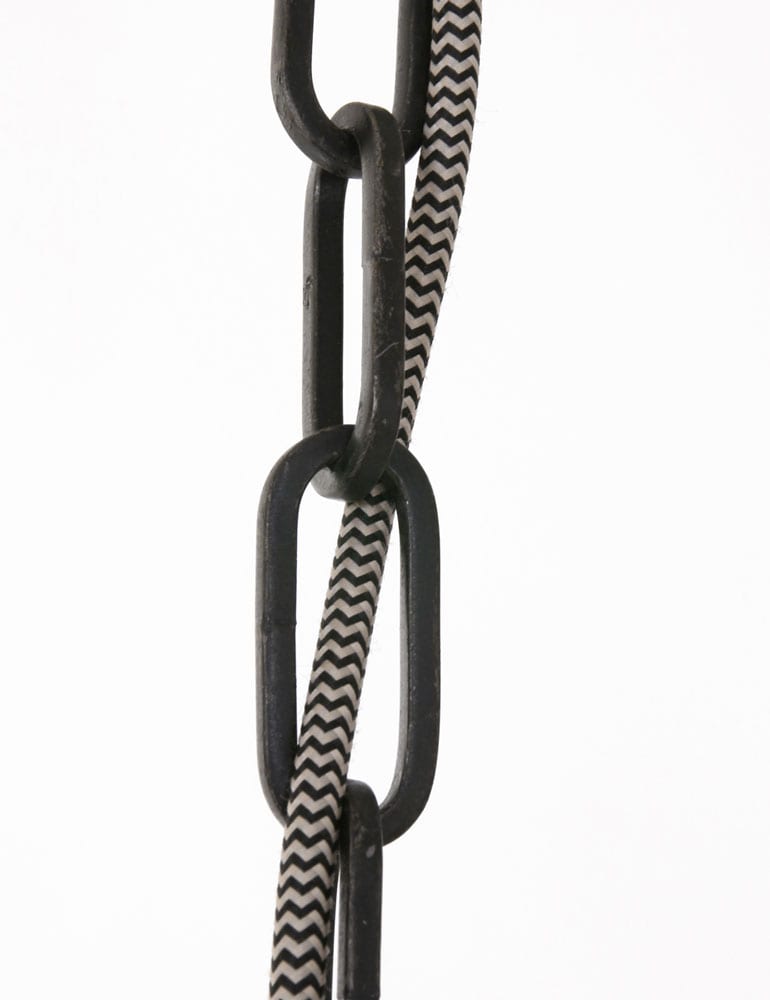 Holz Flaschenzug Hängelampe Anne Light & Home Liberty bell – Bild 10