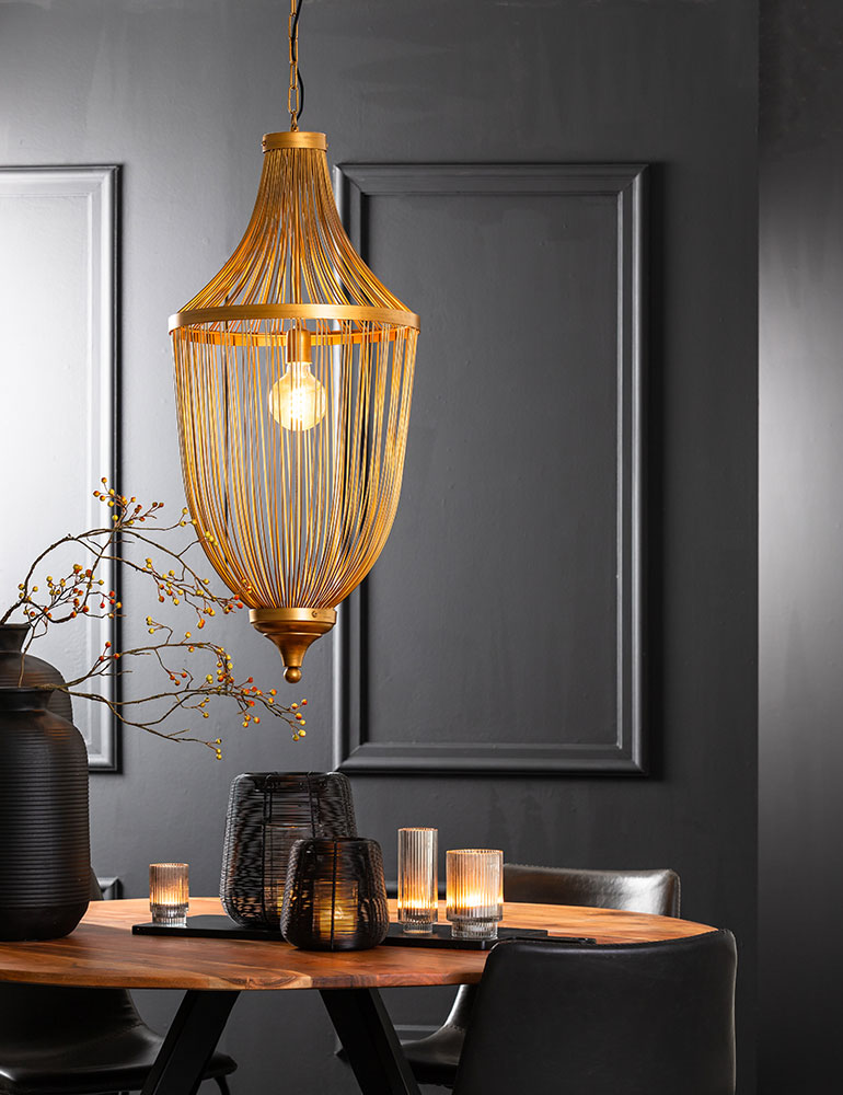 Kronleuchter aus Metall Light & Living Lorice gold – Bild 2