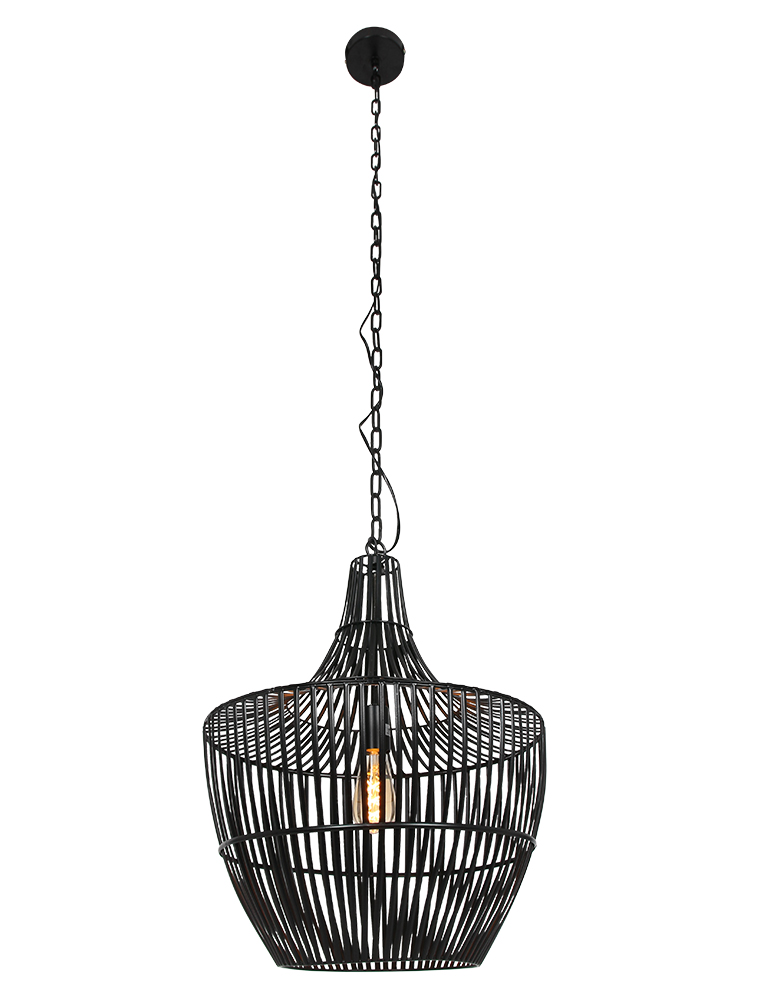 Kronleuchter Drahtlampe Light & Living Stella schwarz – Bild 3