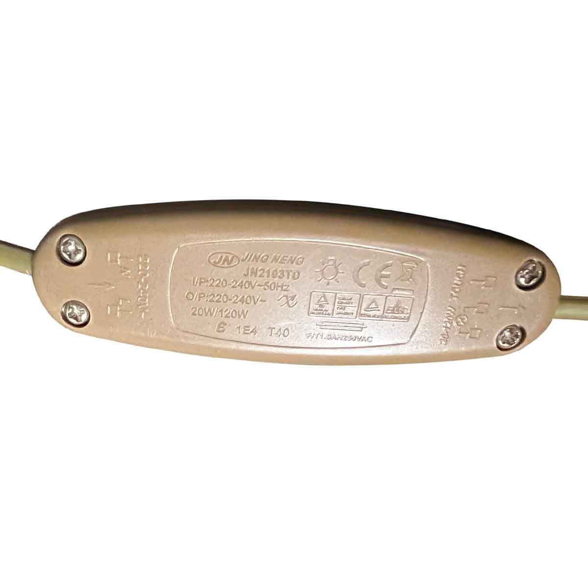 Moderne Naturholz Glas-Tischlampe Steinhauer Ancilla – Bild 12