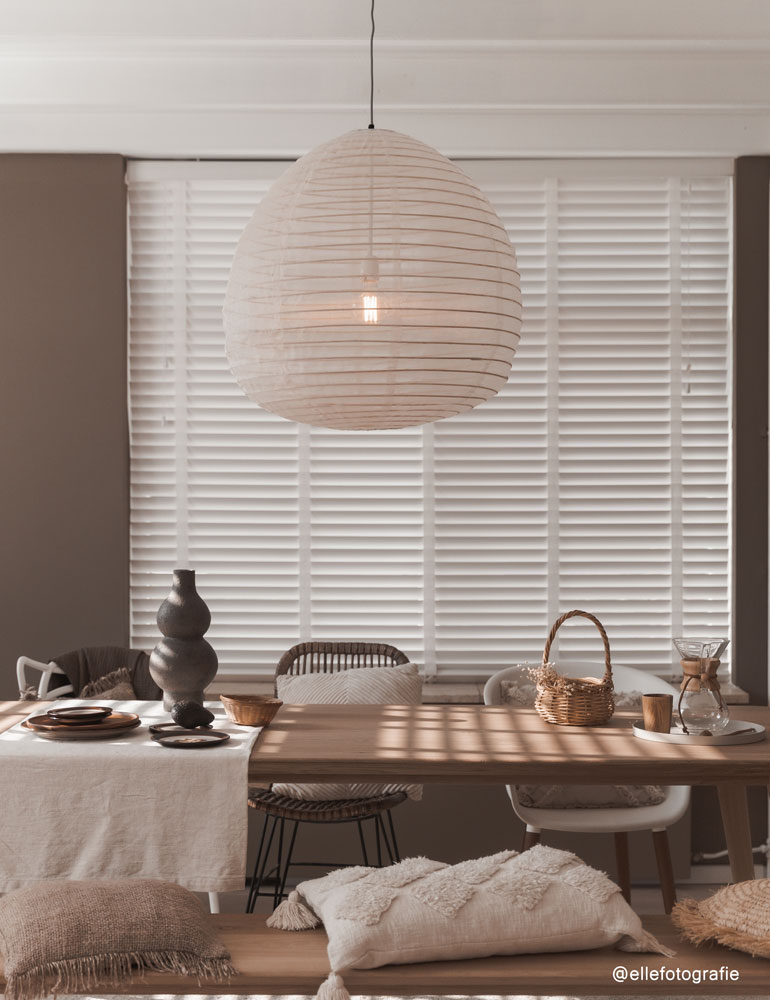 Kugelförmige Hängeleuchte Anne Lighting Bangalore weiß – Bild 2