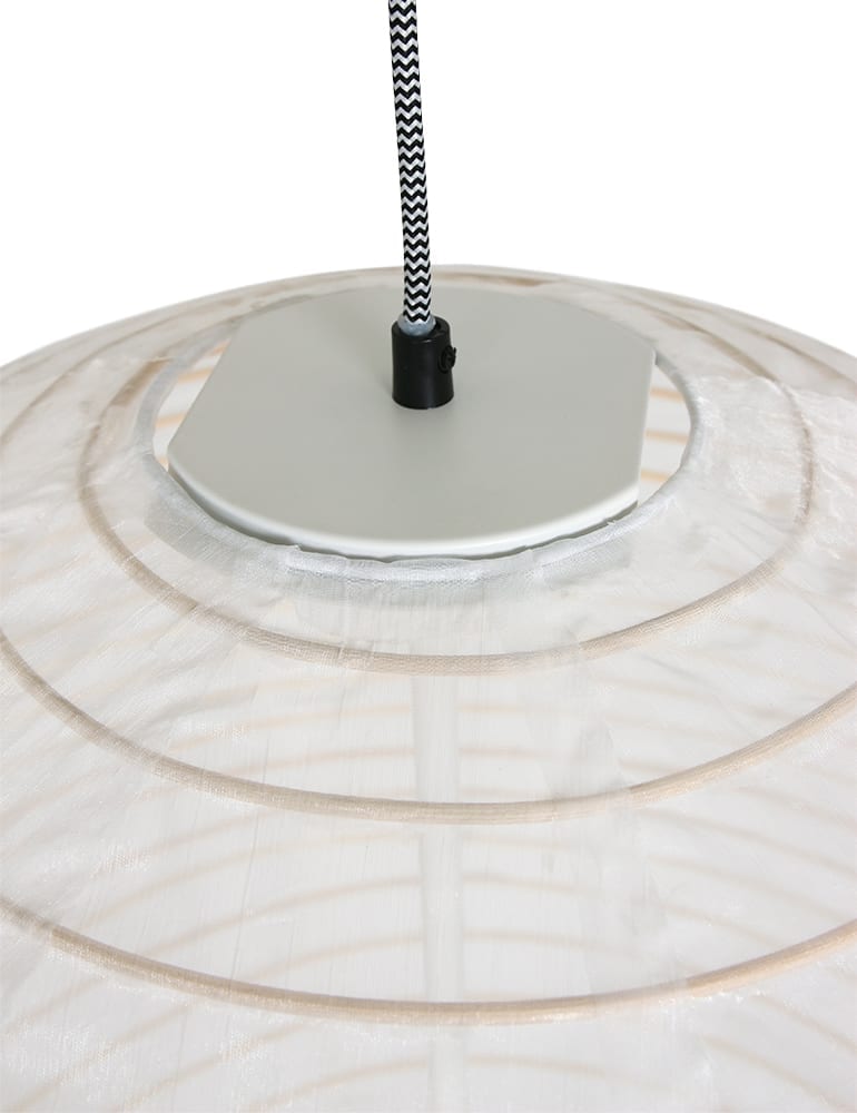 Kugelförmige Hängeleuchte Anne Lighting Bangalore weiß – Bild 6