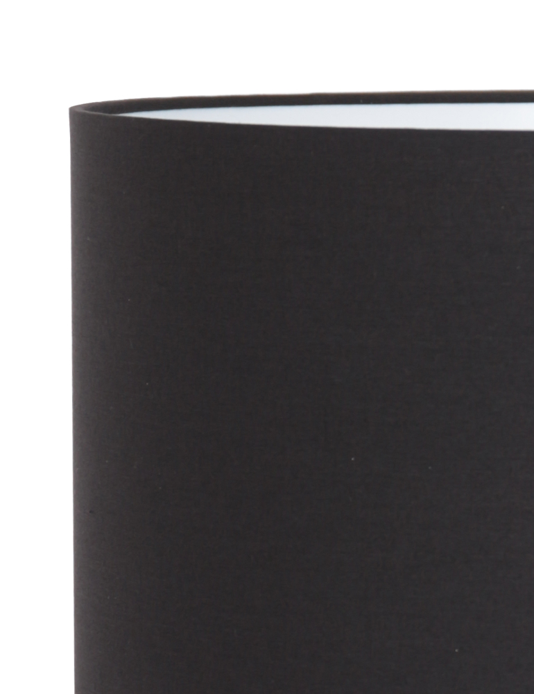 Lampenfuß oval mit schwarzer Schirm Light & Living Jamiro schwarz – Bild 3