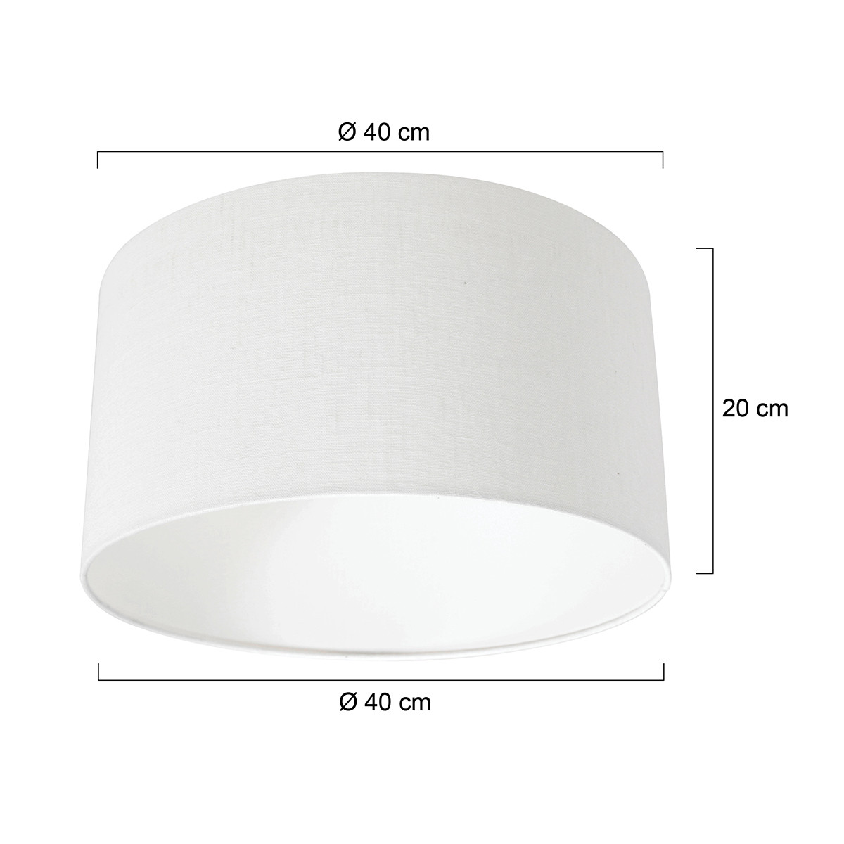 Moderne weiße Stoff-Lampenabdeckung Steinhauer – Bild 6