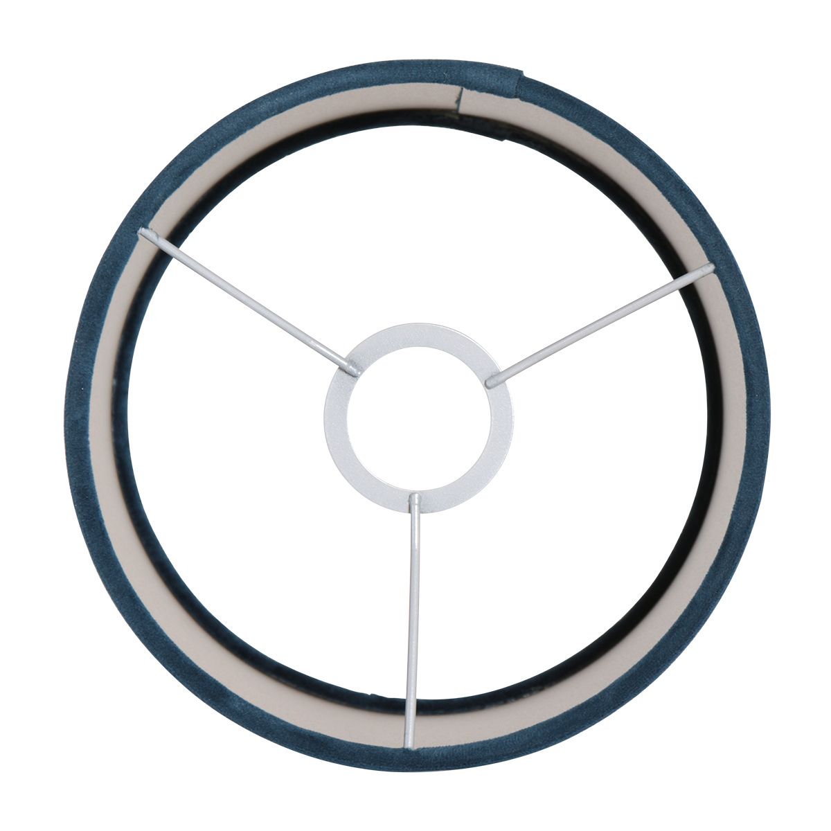 Moderne blaue Samt-Lampenabdeckung Steinhauer – Bild 5