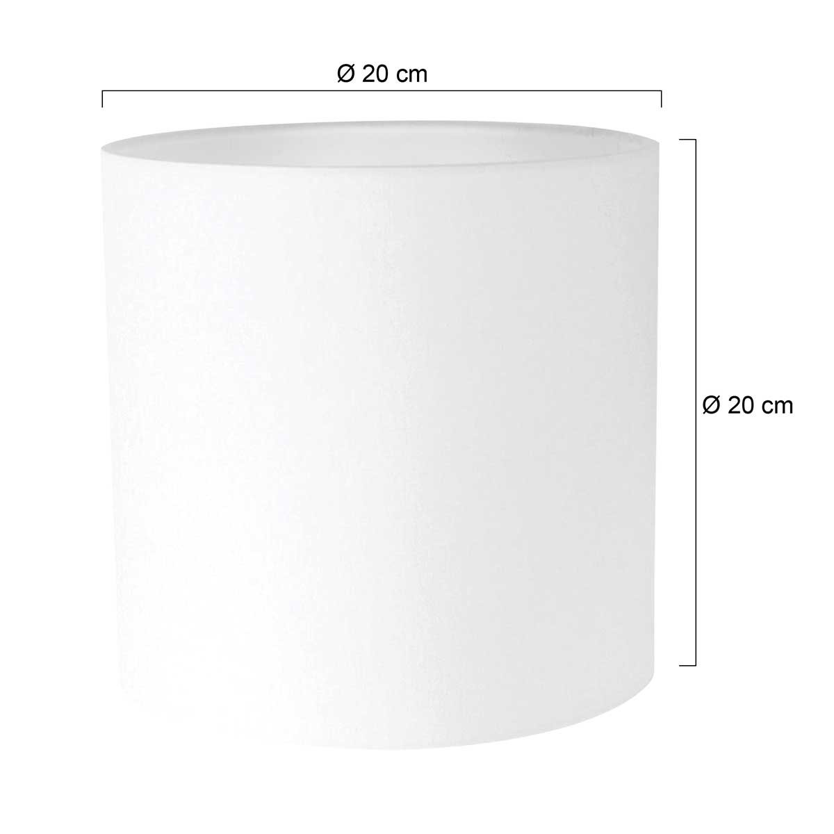 Moderne Leinen-Lampenabdeckung weiß Mexlite – Bild 3