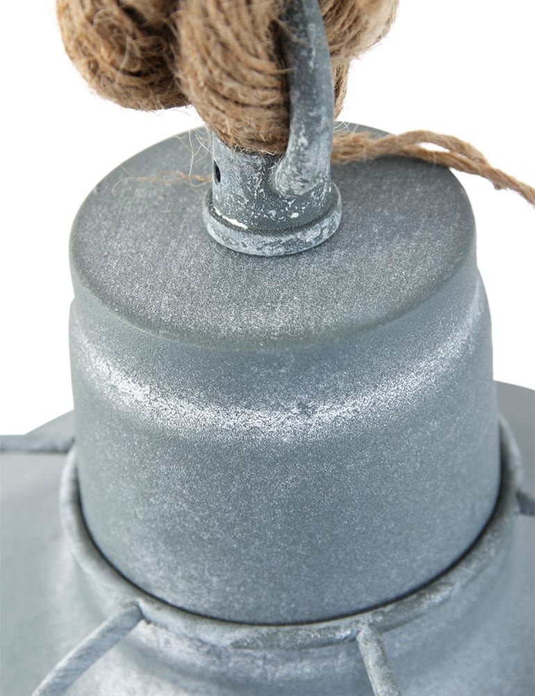 Ländliche Pendelleuchte Mexlite Dina grau ∅33cm – Bild 6