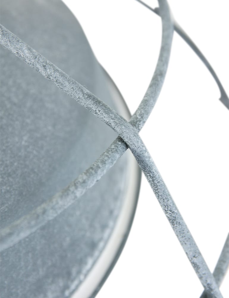 Ländliche Pendelleuchte Mexlite Dina grau ∅33cm – Bild 7