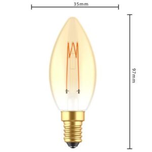 Alternative view of LED Kerzenlampe E14 2,5W dimmbar Steinhauer