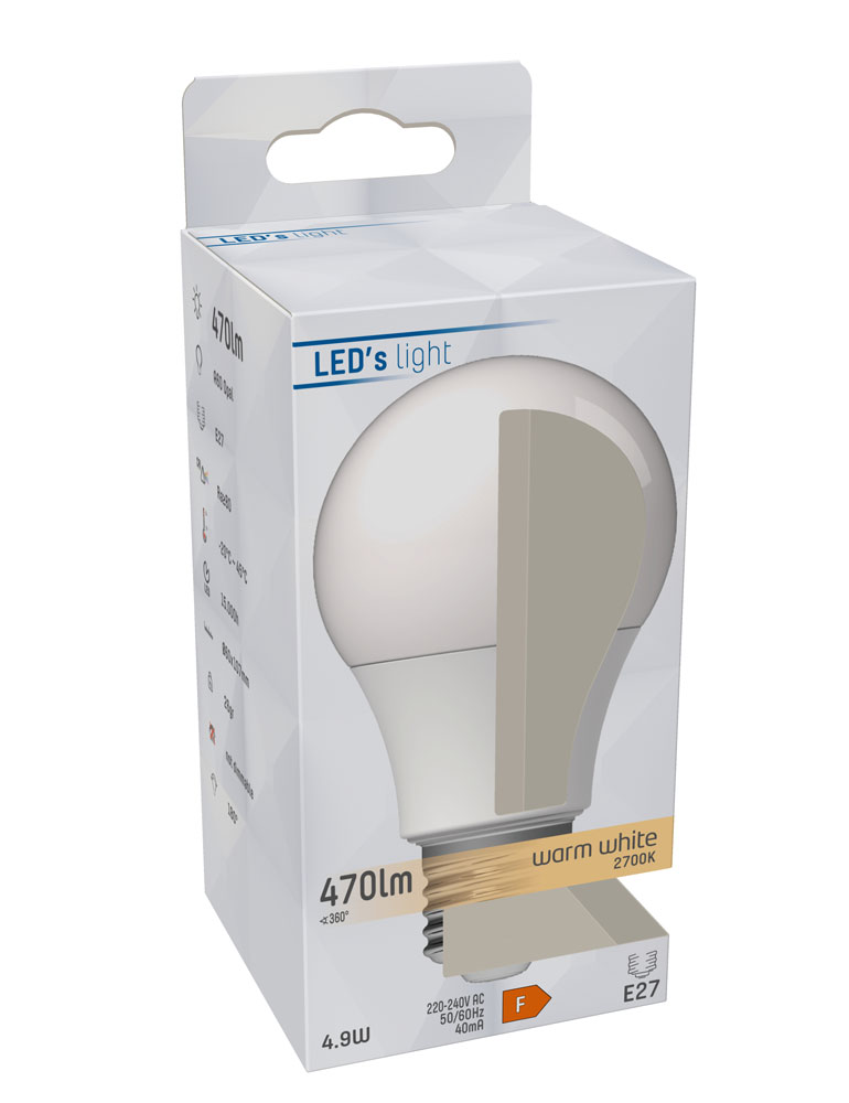 LED Leuchtmittel E27 5W LED’s Light – Bild 3