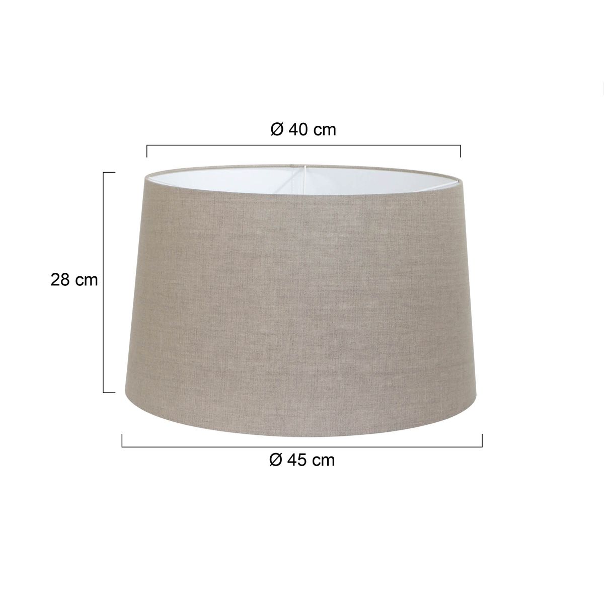 Moderne graue Stoff-Lampenabdeckung Steinhauer – Bild 4