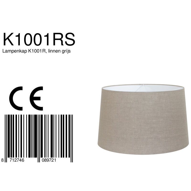 Moderne graue Stoff-Lampenabdeckung Steinhauer – Bild 5