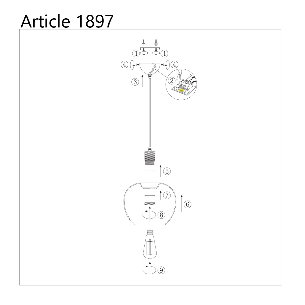 Lotusförmige Lampe in rauchig Schwarz Tönung Steinhauer Lotus – Bild 9