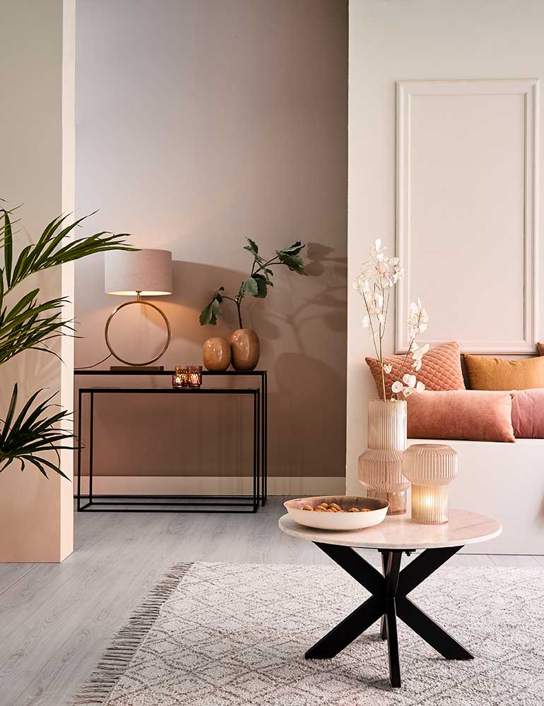 Luxuriöse Tischleuchte Light & Living Liva gold – Bild 3