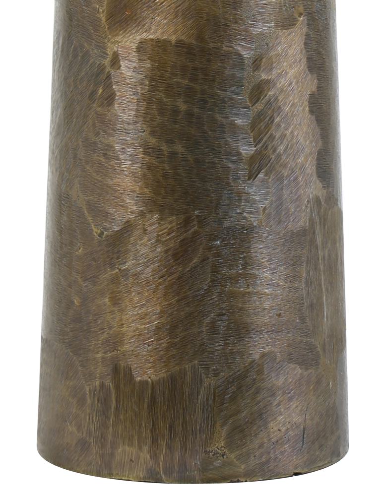 Massive Tischlampe mit ockerfarbenem Schirm Light & Living Papey Bronze – Bild 4