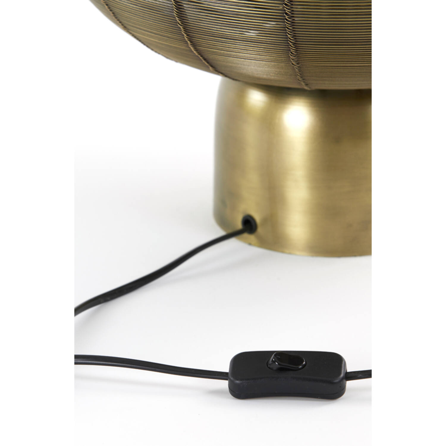 Messing Tischlampe Tropfenform Light & Living Suneko – Bild 4