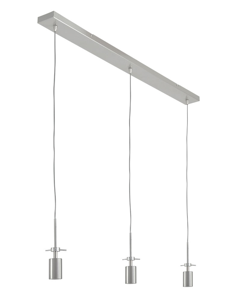 Moderne Metall-Hängelampe aus Stahl Steinhauer Glass light – Bild 2