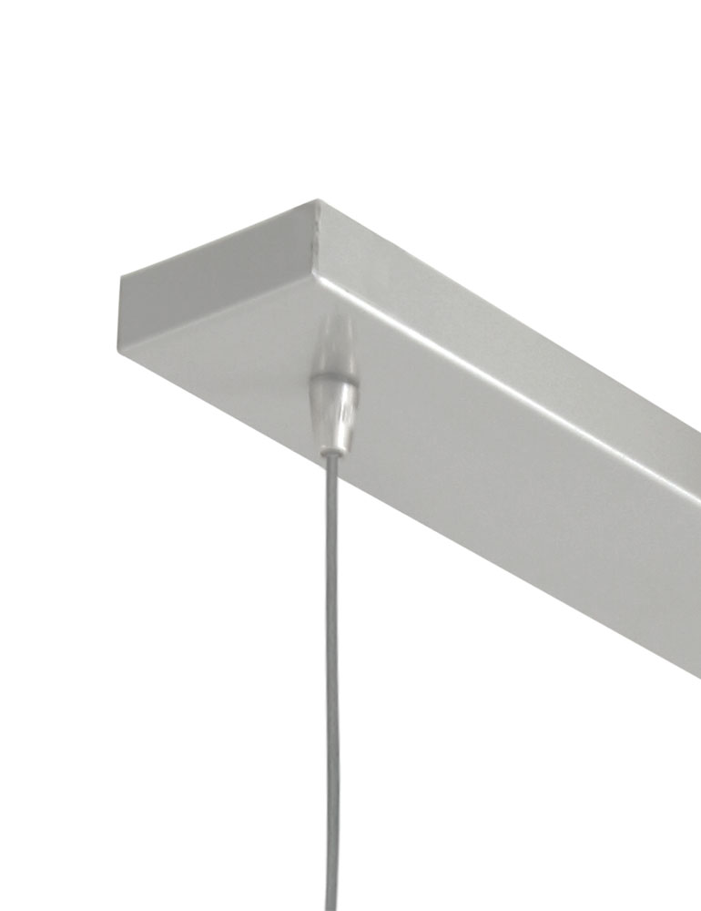 Moderne Metall-Hängelampe aus Stahl Steinhauer Glass light – Bild 5