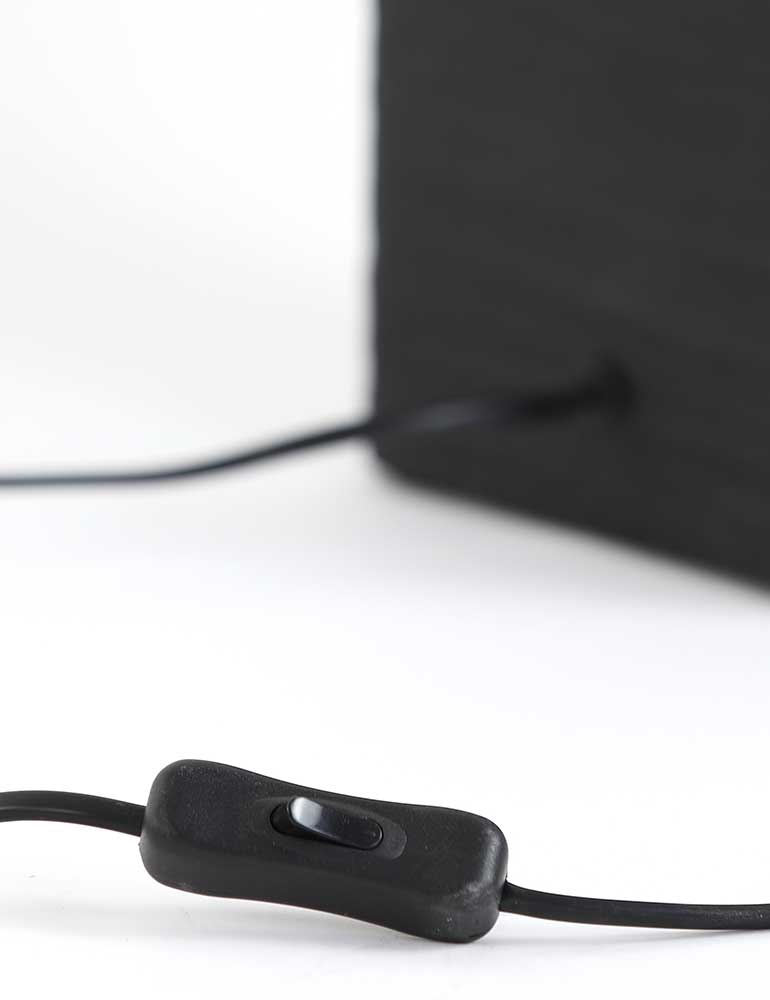 Minimalistische Tischlampe Light & Living Amta schwarz – Bild 6