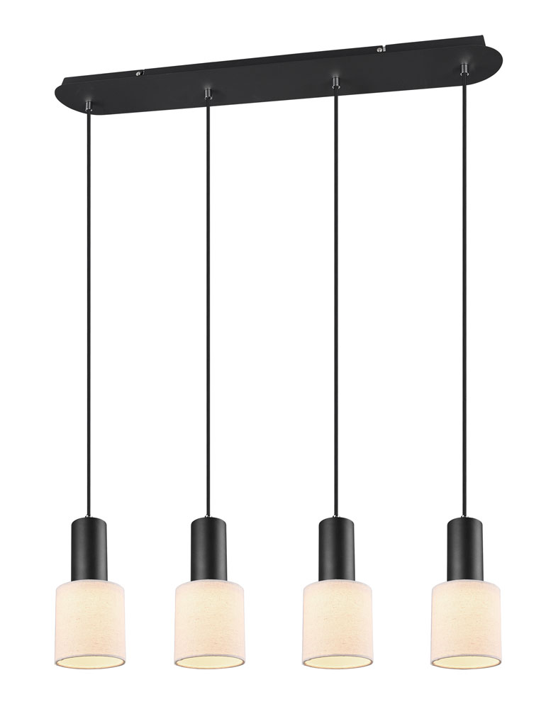 moderne-esstischleuchte-trio-leuchten-wailer-schwarz-beige-3137zw