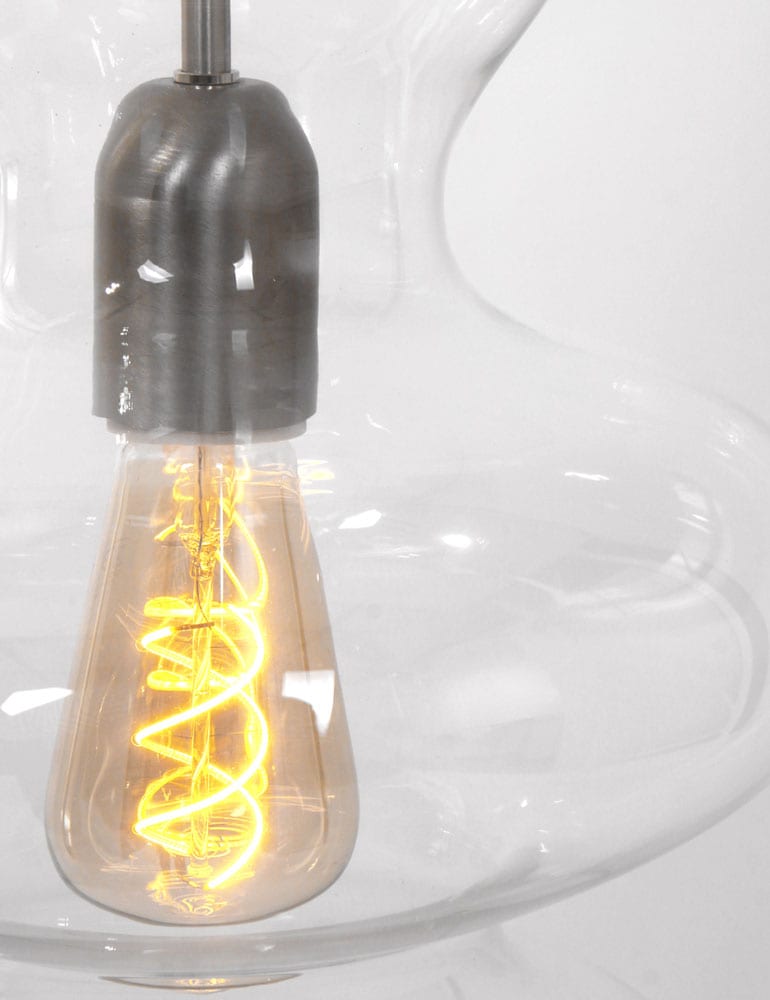 Moderne Glaslampe Anne Chalise Day&Night ∅21cm transparent – Bild 4