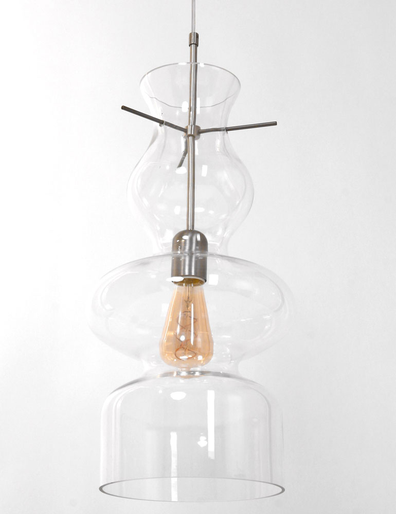 Moderne Glaslampe Anne Chalise Day&Night ∅21cm transparent – Bild 9