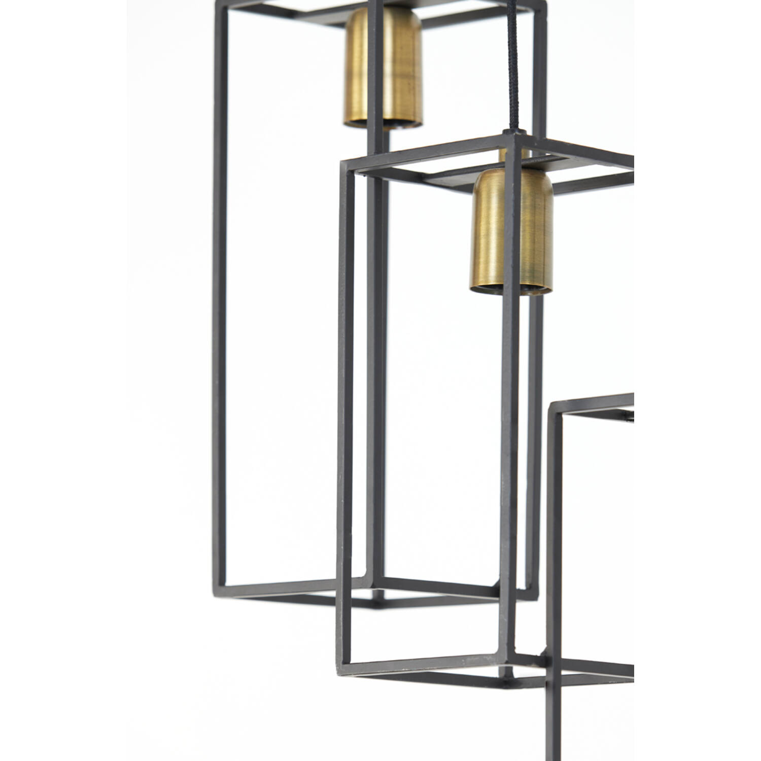 Moderne goldene Hängelampe mit sieben Lichtpunkten Light & Living Marley – Bild 6