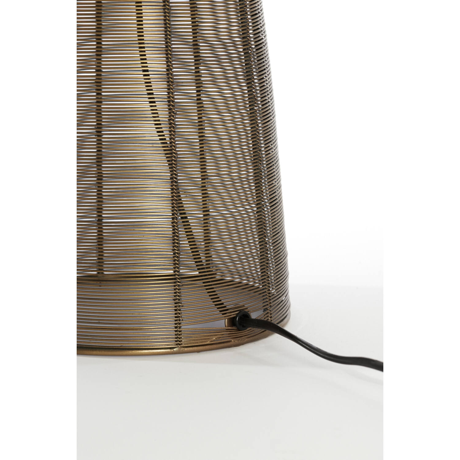 Moderne goldene Tischlampe mit Metalldraht Light & Living Aboso – Bild 4