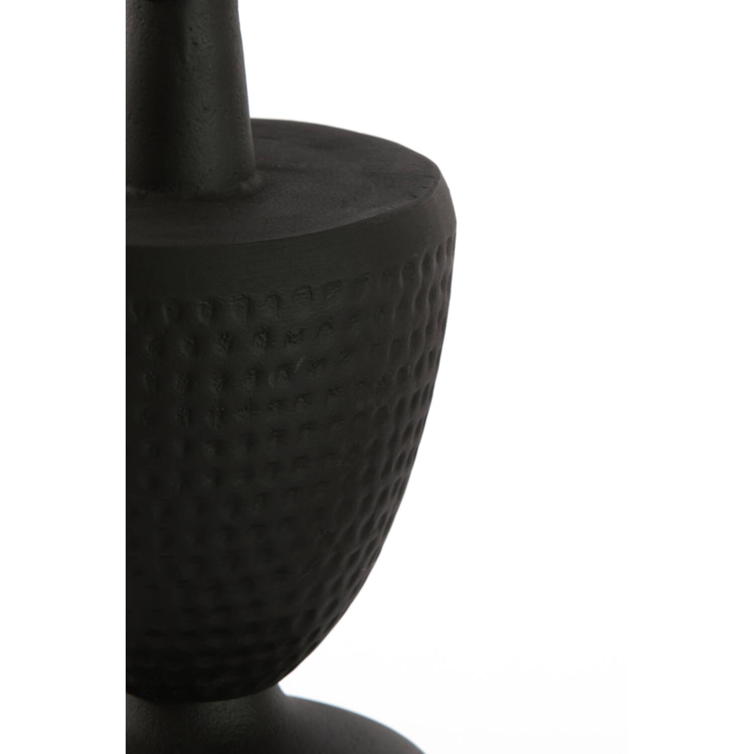 Moderne schwarze geriffelte Tischlampe Light & Living Smith – Bild 3