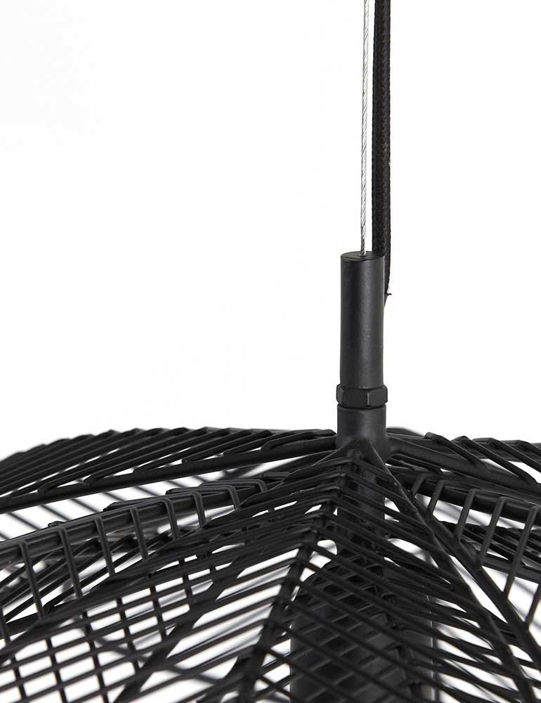 Moderne schwarze Hängelampe Light & Living Pavas – Bild 3