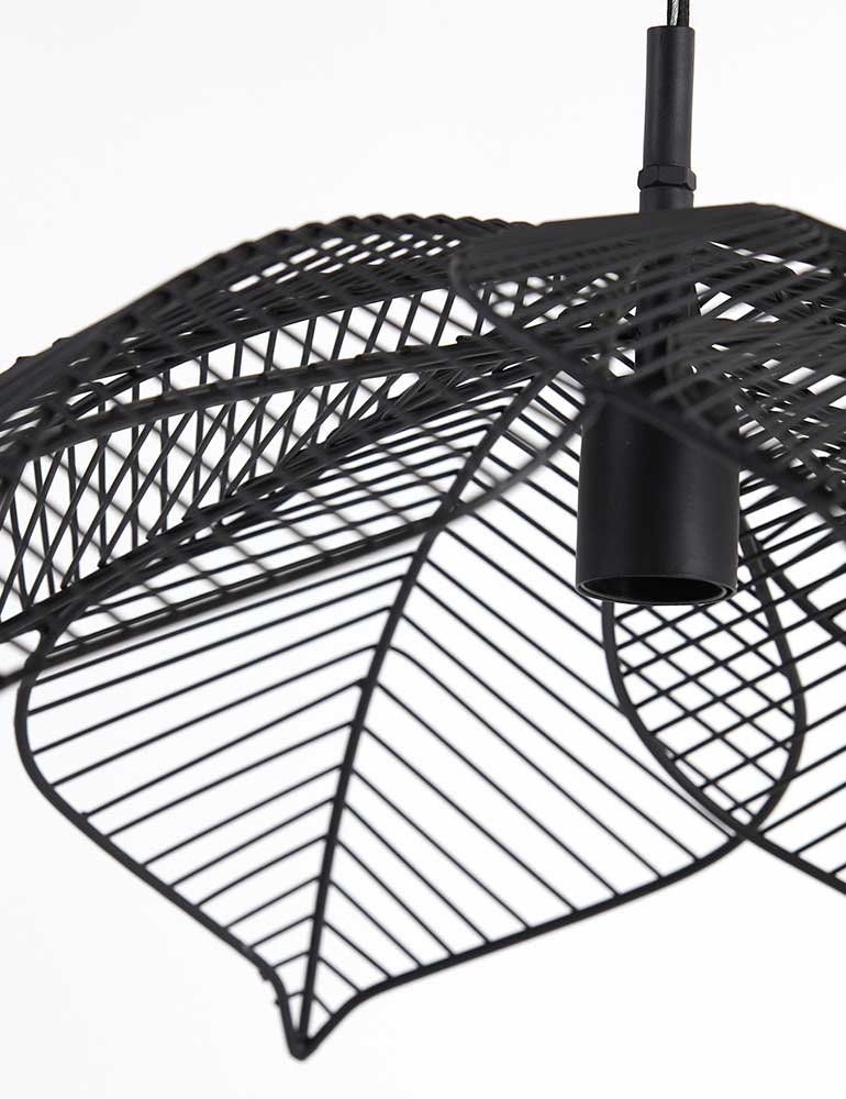 Moderne schwarze Hängelampe Light & Living Pavas – Bild 5