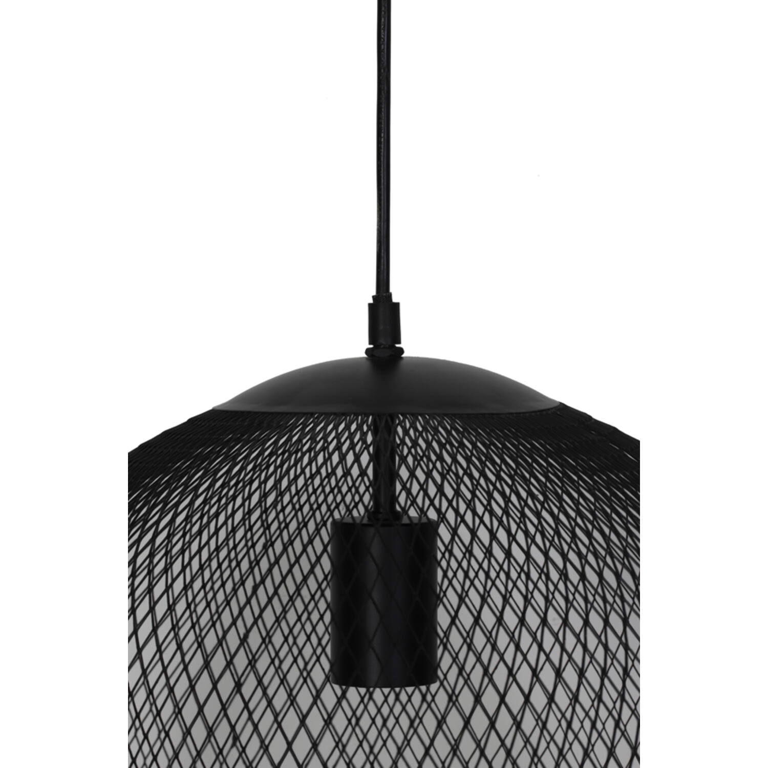 Moderne schwarze ovale Hängelampe Light & Living Reilley – Bild 3