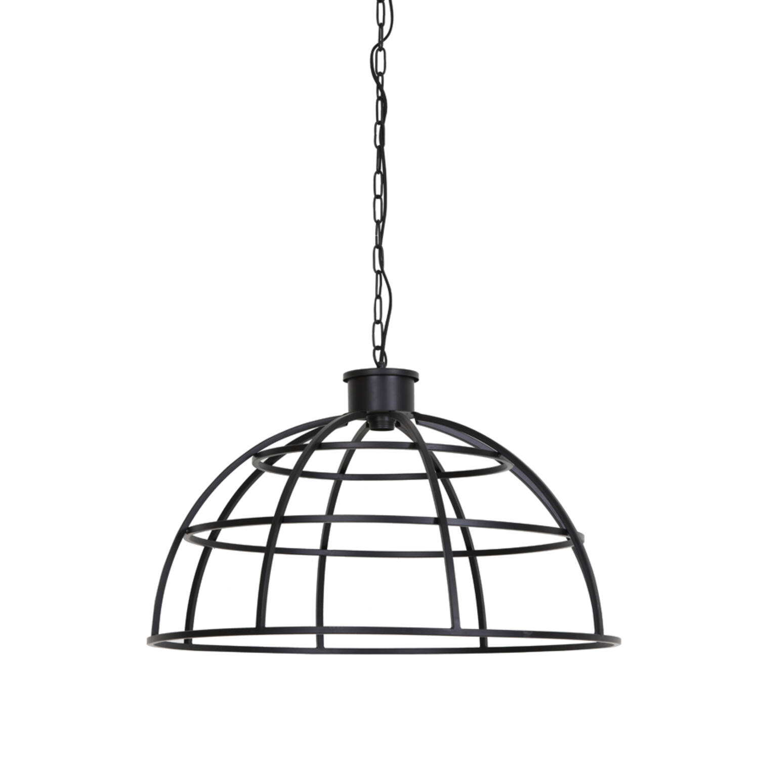Moderne schwarze runde Hängelampe Light & Living Irini – Bild 2