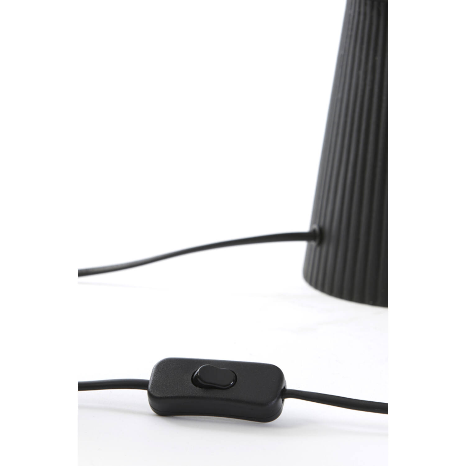 Moderne schwarze Tischlampe mit Kugel Light & Living Shaka – Bild 5