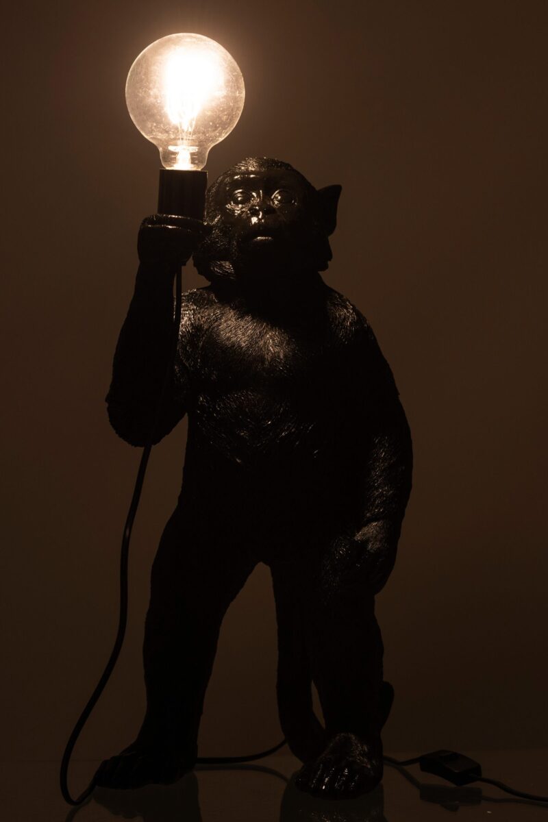 moderne-schwarze-tischlampe-stehender-affe-jolipa-ape-poly-94256-4