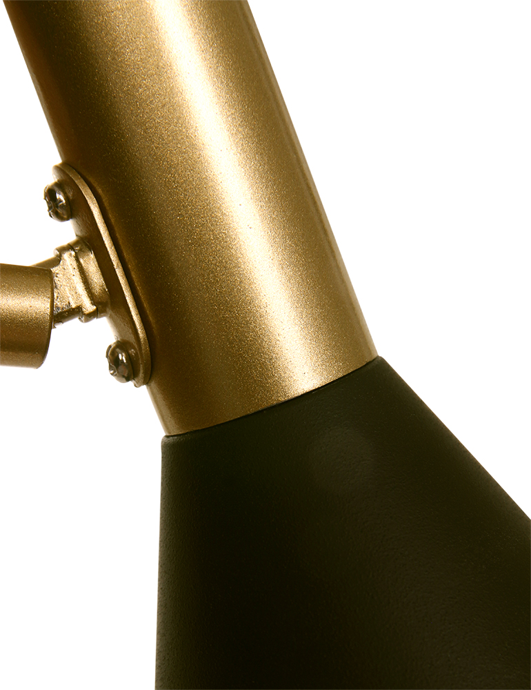 Trendige schwarz/goldene Wandlampe Anne Light & Home Anne's choice – Bild 7