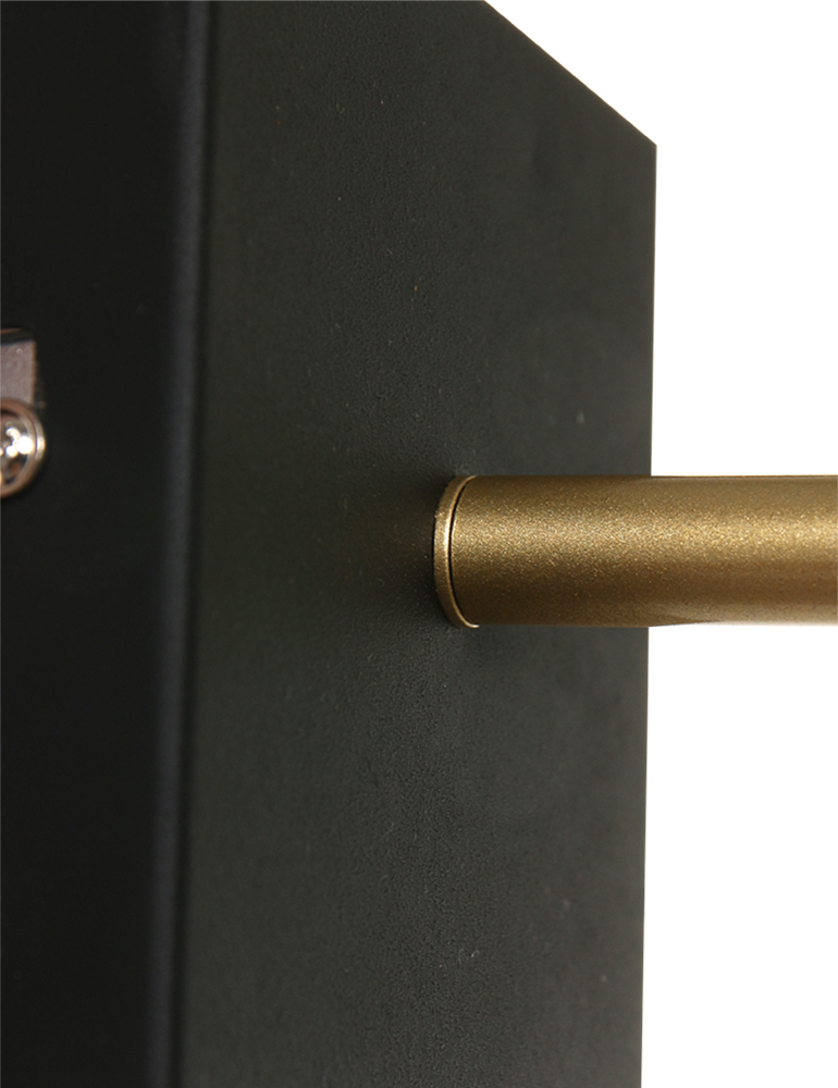 Trendige schwarz/goldene Wandlampe Anne Light & Home Anne's choice – Bild 8