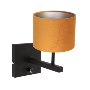 moderne-wandleuchte-gleber-lampenschirm-steinhauer-stang-schwarz-8176zw-2
